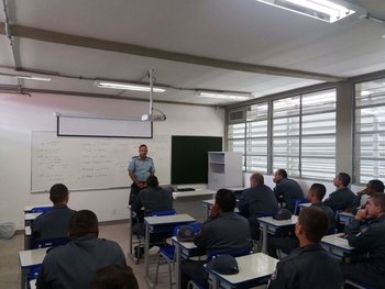 Subcomandante da ABM recepciona o CFS (Imagem de Arquivo) alt